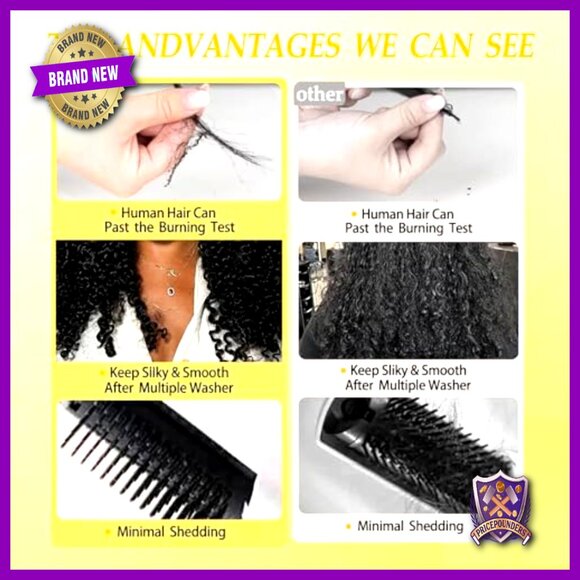 12 Inch Human Hair Extensions 4 Bundles Water Wave Spiral Curly Ends